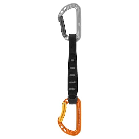 Quickdraw, 17cm Length, Aluminum, Nylon Sling, Orange/Black/Gray MPN:M061AC01