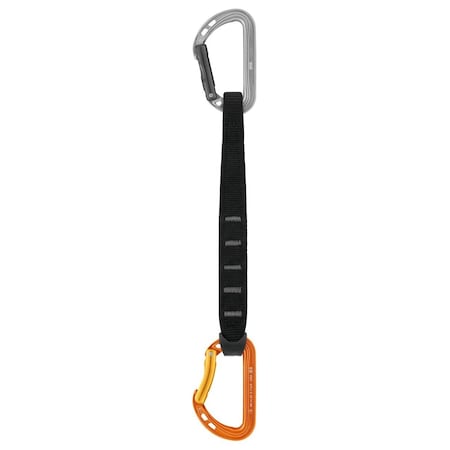 Quickdraw, 25cm Length, Aluminum, Nylon Sling, Orange/Black/Gray MPN:M061AC02