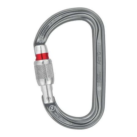 Carabiner, Screw-Lock, 4 1/4 in Length, 1