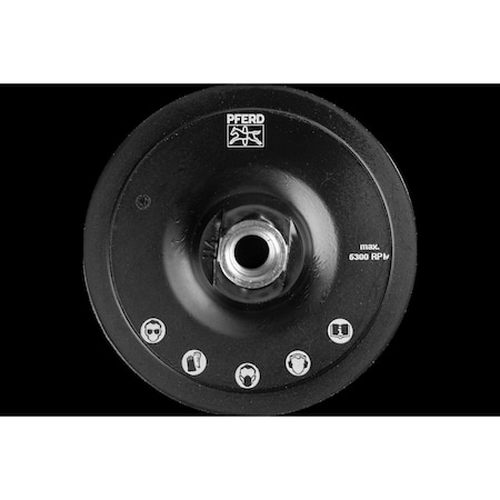 Hook/Loop Disc, Holder, 4-1/2