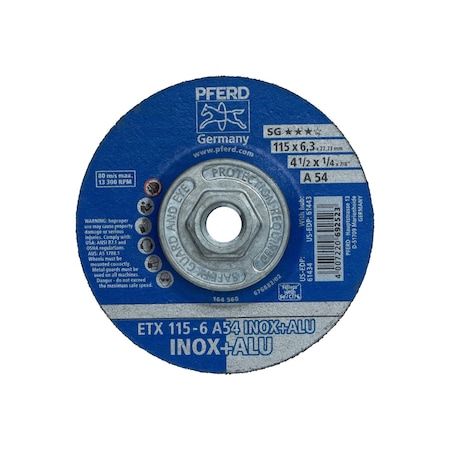 Textile Wheel, T27, 4-1/2