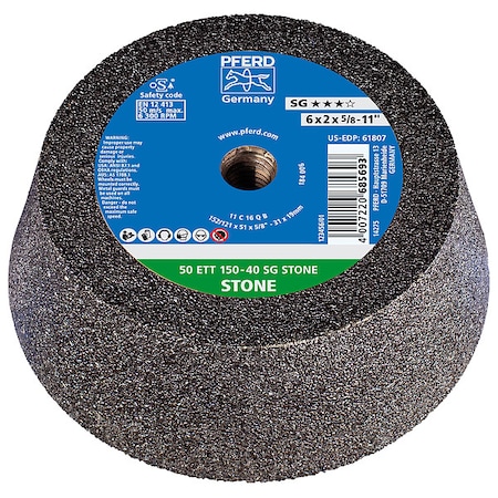 Flaring Cup Wheel, Silicon Carbide, 6