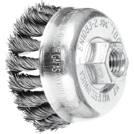 Knot Wire Cup Brush 2-3/4