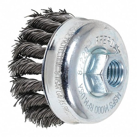 Knot Wire Cup Brush 2-3/4