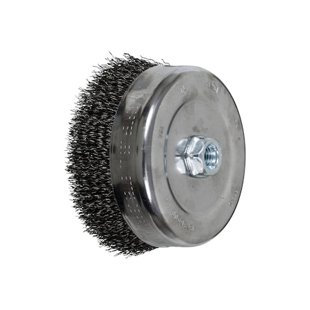 Crimped Wire Cup Brush, .020CS Wire, 6 MPN:82517