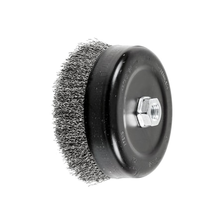 Crimped Wire Cup Brush, .020SS Wire, 6 MPN:82638