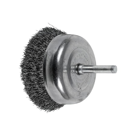 Mtd Crimped Cup Brsh, .008 CS Wire, 2-1/2 MPN:82828