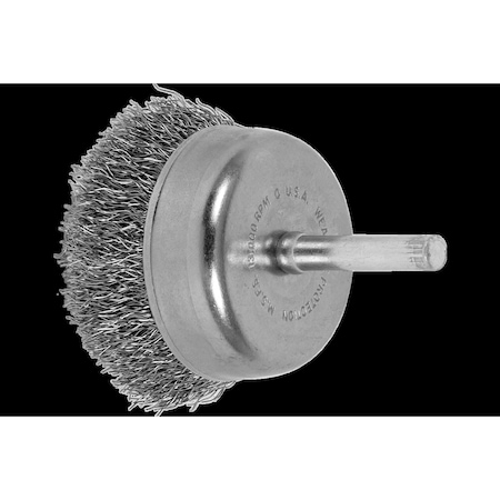 Mtd Crimped Cup, Brush, .010 Ss, 2 MPN:82838