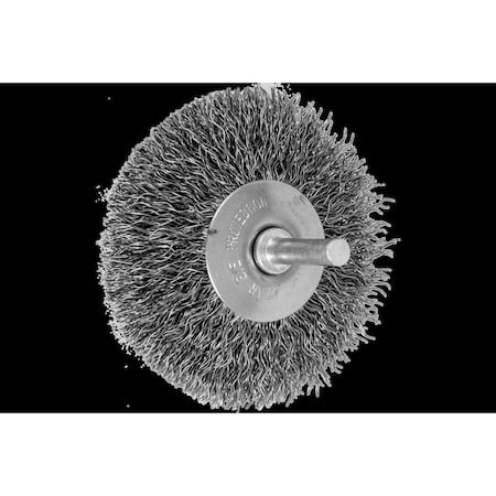 Mtd Flared Cup Brush, .014 CS Wire, 3 MPN:82863