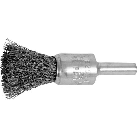 Crimped End Brush, .010 CS Wire, 1/2 MPN:82964
