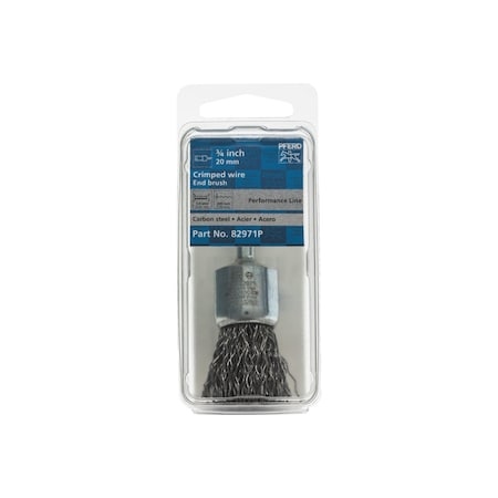 Pop End Brush, Crimp, .020CS Wire, 3/4 MPN:82971P