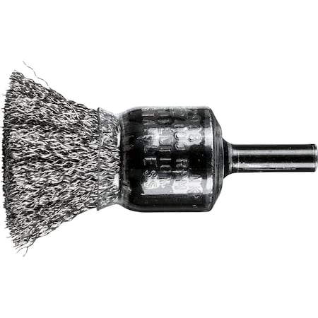 Coated Crimped End Brush, .010SSWire, 3/4 MPN:83055