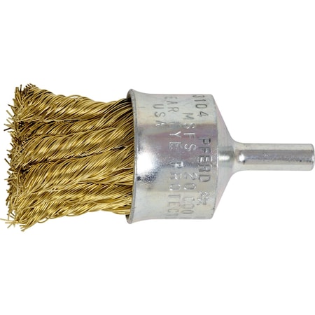 Cup Knot, End Flared, .014Brass Wire MPN:83104