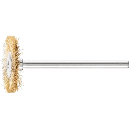 Mini Mtd Wheel, .005Brass Wire, 1/8