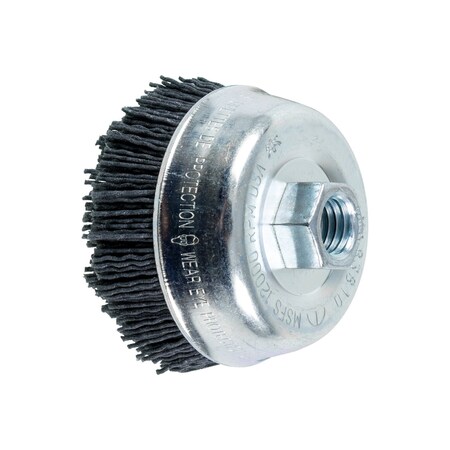 M-Brad Cup Brush, .040 SiC, 120Grit, 3-1/2 MPN:83810