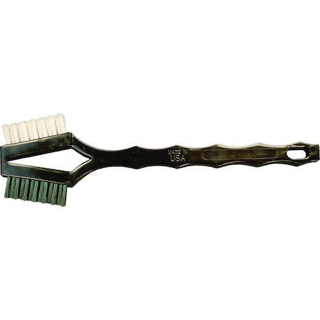 ToothBrush, 2 Head, SS/Nylon, 3