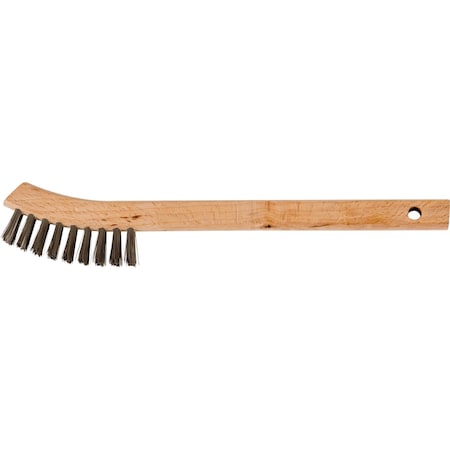Small Scrtch Brush, SS Wire, Wood, 2