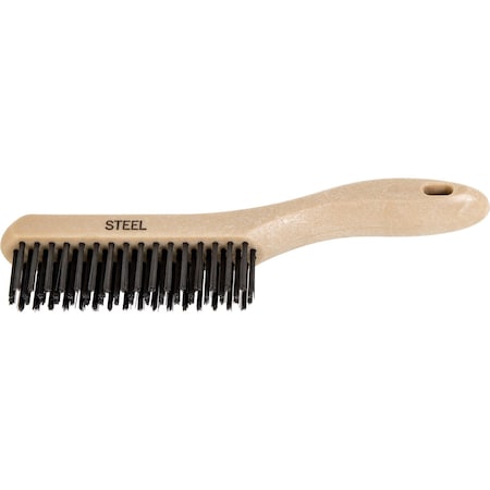Shoe Handle Scratch Brush, CS Wire, 4