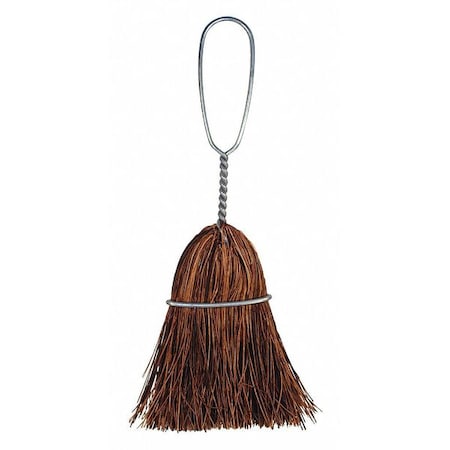 5 1/2 in Sweep Face Whisk Broom, Stiff, Natural, Brown MPN:89379