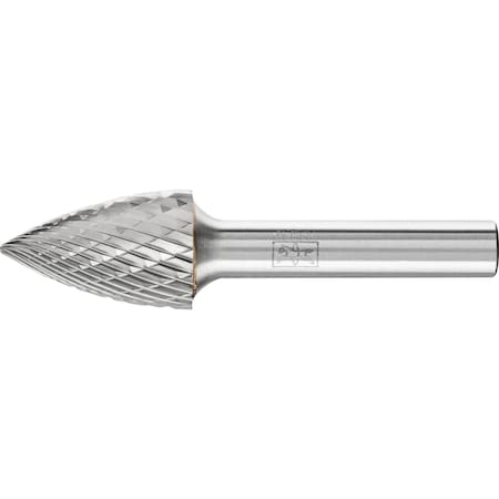 TOUGH Carbide Bur - Tree Shape (Pointed) - DBL Cut (3R) - 5/8
