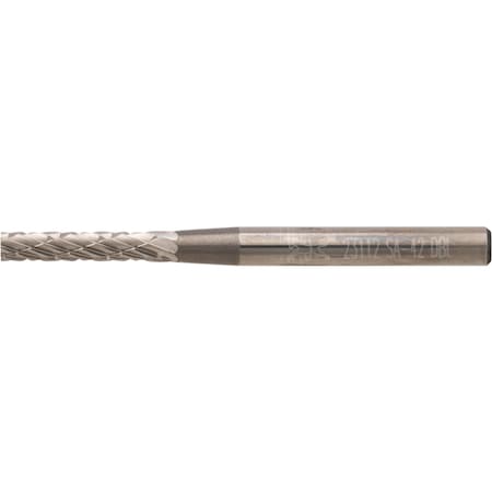 Carbide Bur - Cylind. (Plain End), DBL Cut - 3/32