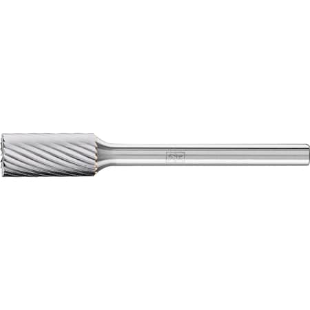 Carbide Bur - Cylind. (Plain End), SGL Cut - 1/4