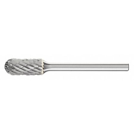 Carbide Bur - Cylind. (Radius End), SGL Cut - 1/4