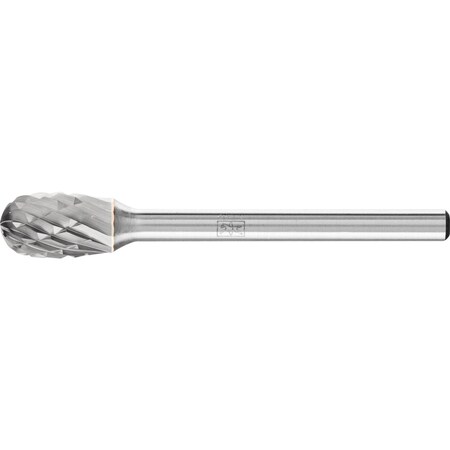 Carbide Bur - Oval Shape, DBL Cut - 1/4