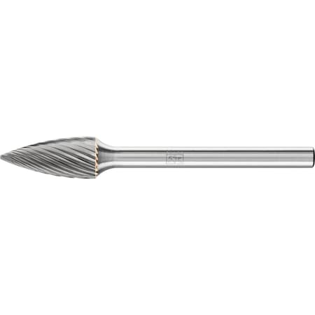 Carbide Bur - Tree Shape (Pointed), SGL Cut - 1/4
