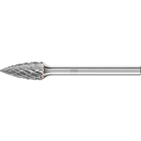 Carbide Bur - Tree Shape (Pointed), DBL Cut - 1/4