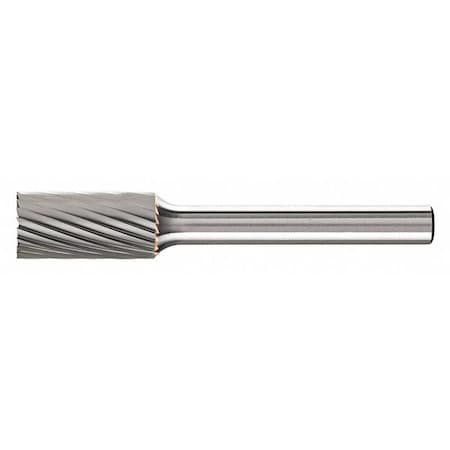 Carbide Bur - Cylind. (End Cut), SGL Cut - 3/8