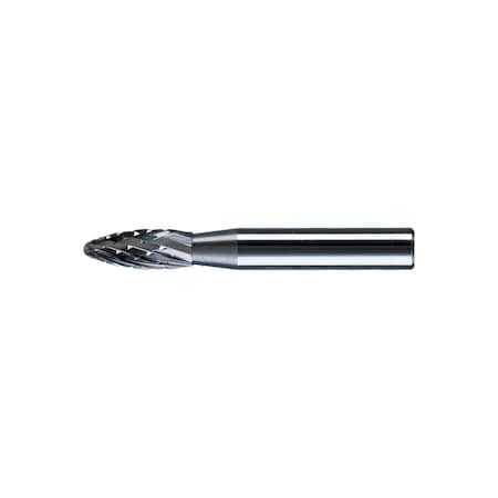 Carbide Bur - Flame Shape, DIA Cut - 1/4