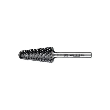 Carbide Bur - 14 Degree Taper, DBL Cut - 3/4 in x 11/2 in x 1/4 in Shank - SL-7 MPN:25192