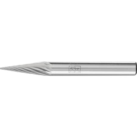 Carbide Bur - Cone (Pointed), SGL Cut - 1/4