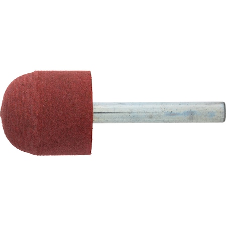 A21 Poliflex Mounted Point - Rubber Bond, 120 Grit, 1/4