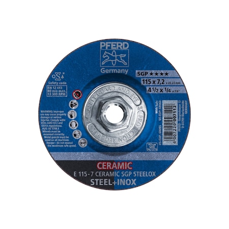 Grinding Wheel, T27, 4-1/2