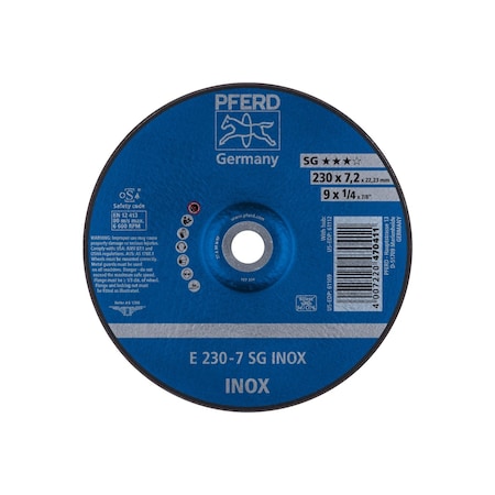 Grinding Wheel, Type27, 9