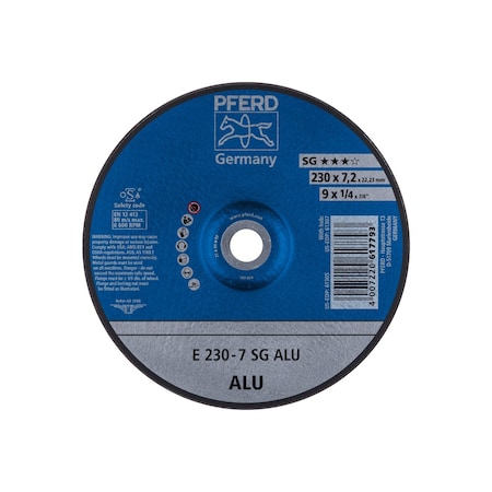 Grinding Wheel, Aluminum, T27, 9