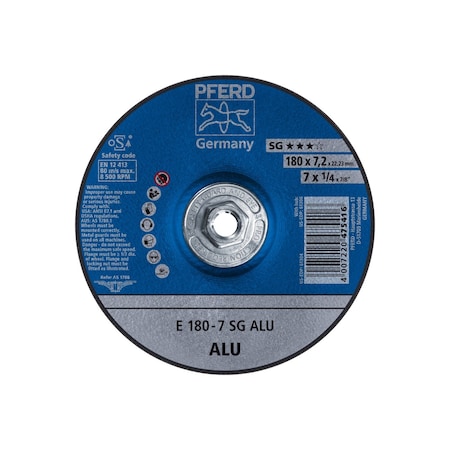 Grinding Wheel, Aluminum, Type 27, 7