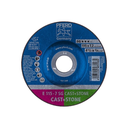 Grinding Wheel, Masonry, 4-1/2