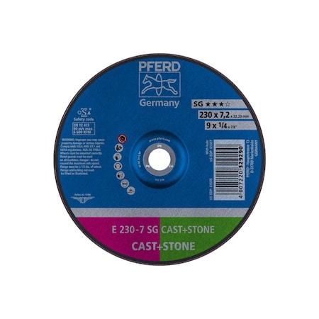 Grinding Wheel, Masonry, T27, 9