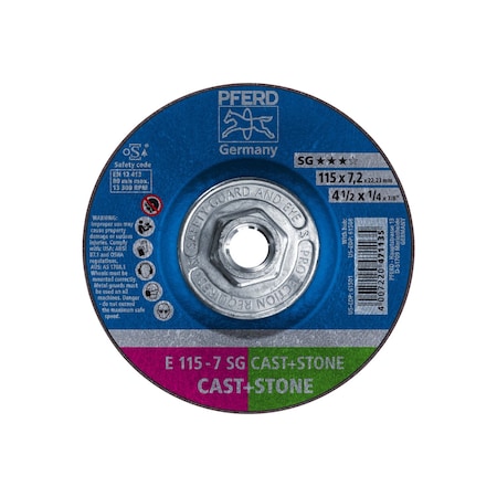 Grinding Wheel, T27, Masonry, 4-1/2