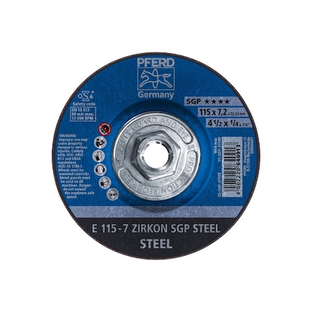 Grinding Wheel, 4-1/2