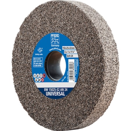 PFERD Vitrified Bench Wheel, UNIVERSAL, 6