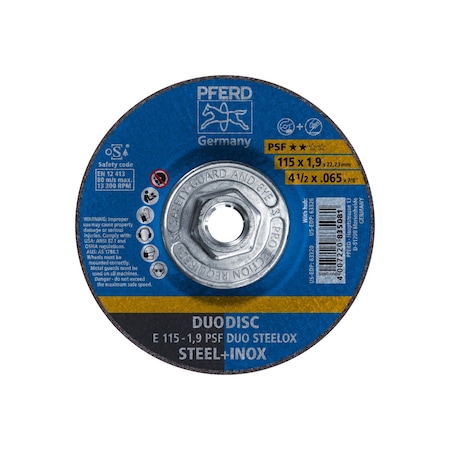 Duodisc Wheel, 4-1/2