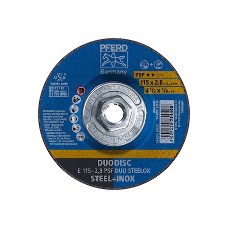 Duodisc Wheel, 4-1/2