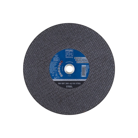 Abrasive Cut-Off Wheel, Type 1, 12 in Dia, 1/8 in Thick, 20 mm Arbor Hole Size, Aluminum Oxide MPN:64010