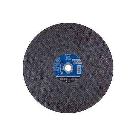 Large Diameter Cut-off Wheel, Type 1, 14 in Dia, 3/16 in Thick, 1 in Arbor Hole Size, 24 Grit MPN:64019
