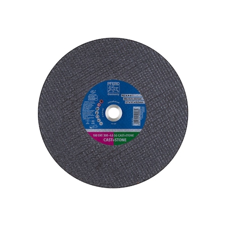Abrasive Cut-Off Wheel, Type 1, 12 in Dia, 1/8 in Thick, 20 mm Arbor Hole Size, Silicon Carbide MPN:64230