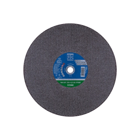 Abrasive Cut-Off Wheel, Type 1, 14 in Dia, 3/16 in Thick, 20 mm Arbor Hole Size, Silicon Carbide MPN:64236